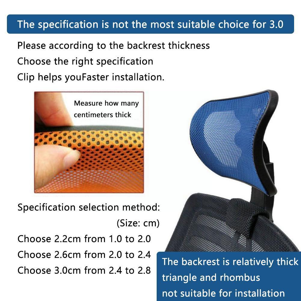 Computer Chair Headrest Office Pillow Height Adjustment Chair Back