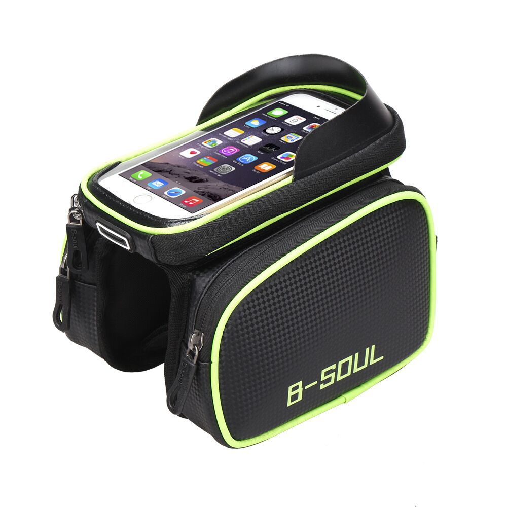 Bicycle Bag Front Beam Bag Mountain Bike Saddle Bag Mobile Phone Bag Upper Tube Bag Riding Bag Accessories