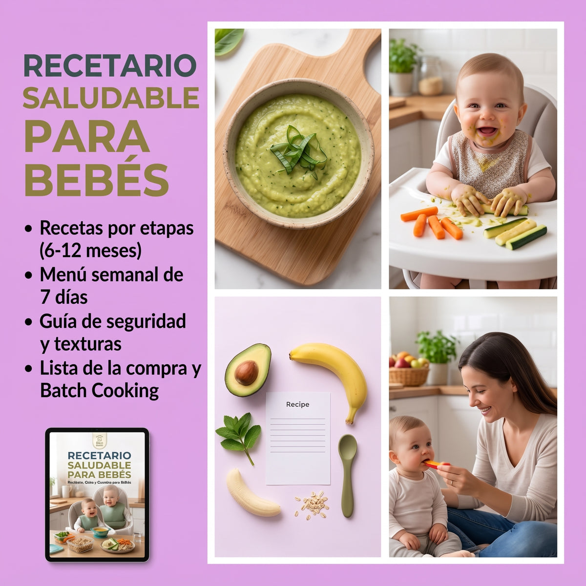 Recetario Casero para Bebes